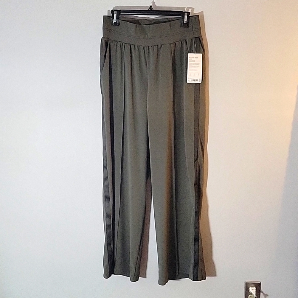 Athleta Size 14 Nolita Wide Leg Trouser Grey NWT